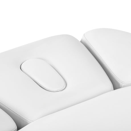 Sillon Relax · white / light brown · headrest and face opening
