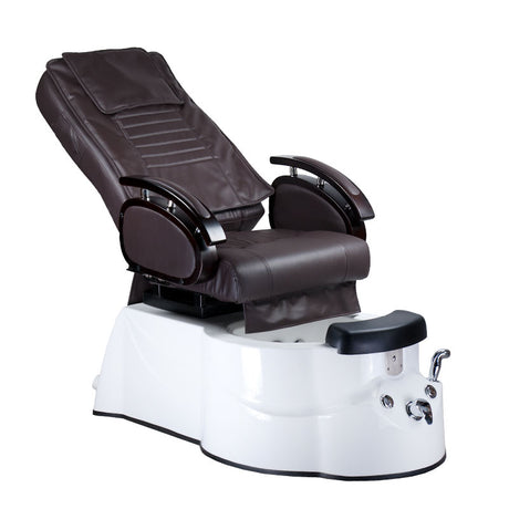 Fotel do pedicure z masażem BR-3820D Brązowy - BVShop