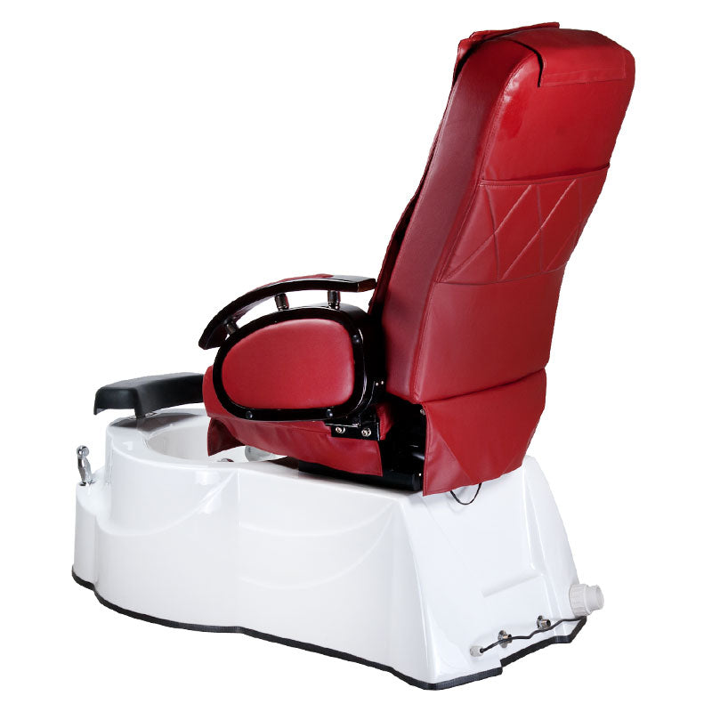 Fotel do pedicure z masażem BR-3820D Bordowy - BVShop