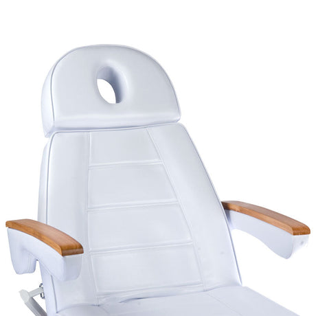 Electric cosmetic chair LUX BW-273B White - BVShop