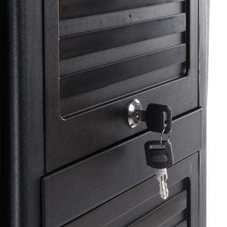 Hairdressing Helper with Curtain NG-ST006 Black - BVShop