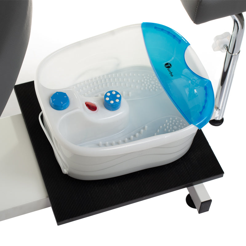Fotel do pedicure z masażerem stóp BR-2301 szary - BVShop