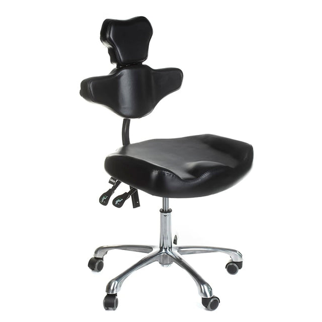 Tattoo Artist swivel stool with back MIKA INKOO - BVShop