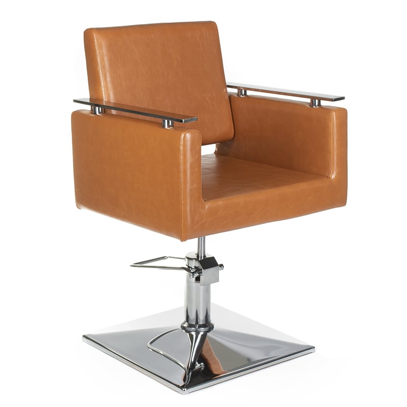 Hairdressing chair MILO BH-6333 light brown - BVShop