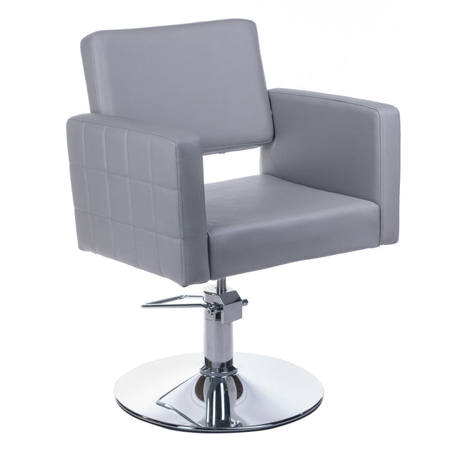 Ernesto Hairdressing Chair light gray BM-6302 - BVShop