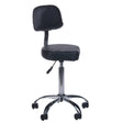 Cosmetic Stool with Backrest BH-7268 Black - BVShop