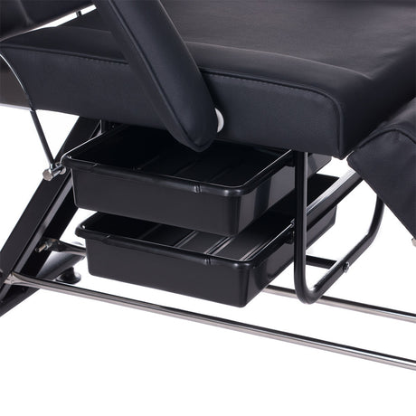 Cosmetic chair with trays BW-262A black - BVShop