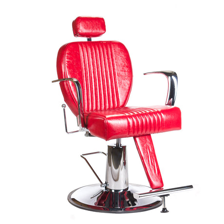 Fotel barberski OLAF BH-3273 Czerwony - BVShop