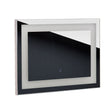 LED-lit mirror by Beauty System, New York style, 60x80cm with integrated LED lighting, designed for modern bathroom decor.