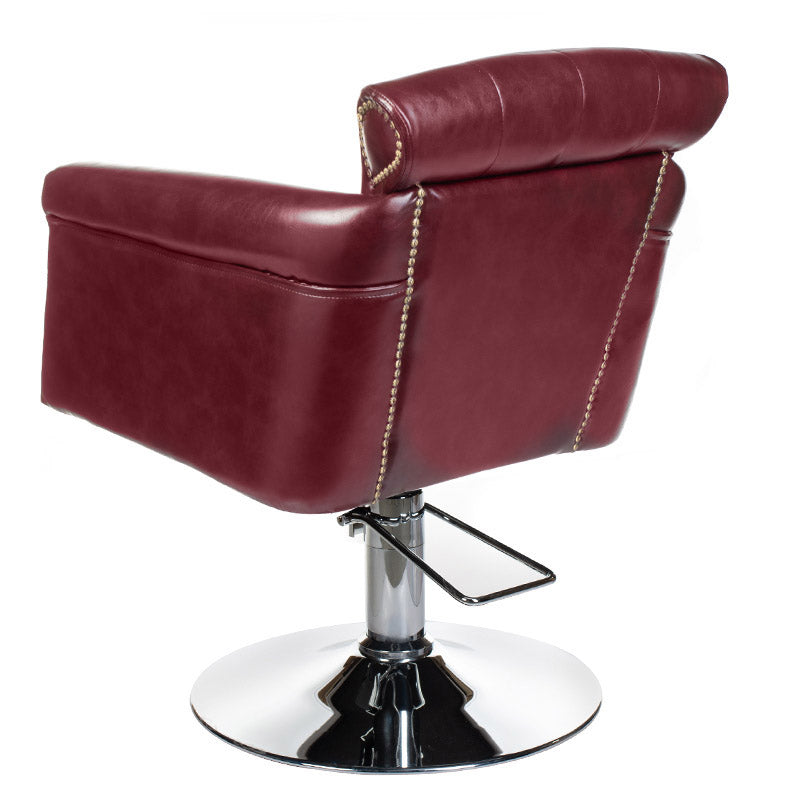 ALBERTO BH-8038 wine red Hairdressing Chair - BVShop