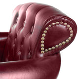 ALBERTO BH-8038 wine red Hairdressing Chair - BVShop