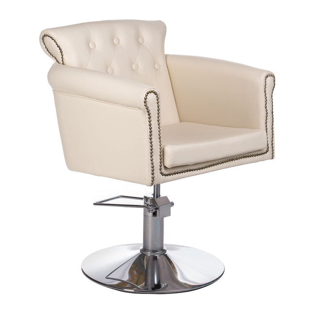 Hairdressing Chair ALBERTO BH-8038 cream - BVShop