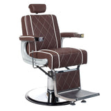 Fotel barberski ODYS BH-31825M Brązowy matowy - BVShop