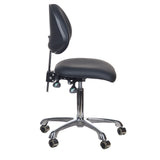 Taboret kosmetyczny BY-8377 czarny - BVShop