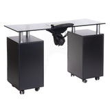 Manicure tables with a drilling hole BD-3425-1+O Cza - BVShop