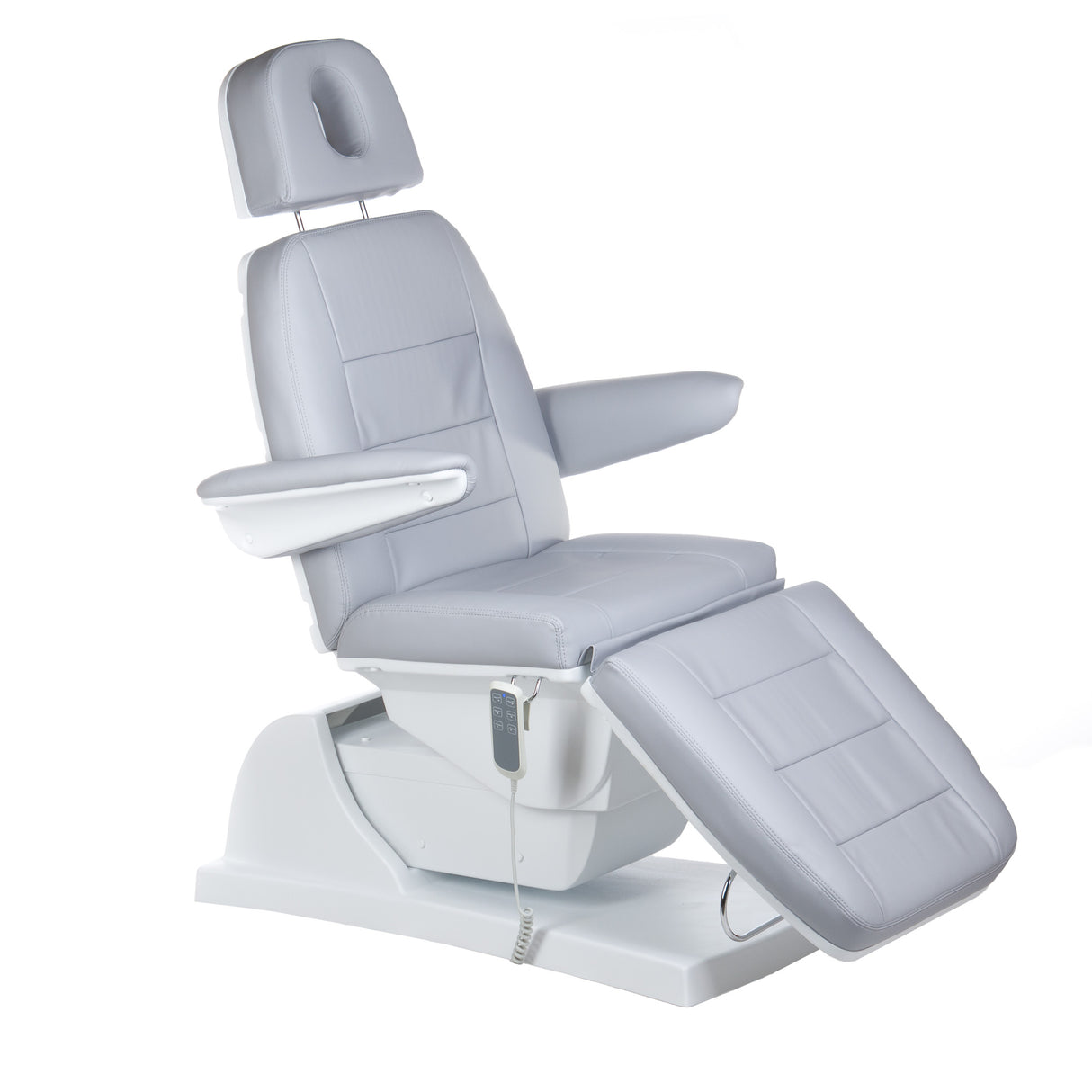 Elektryczny fotel kosmetyczny Bologna BG-228 szary - BVShop