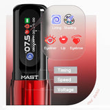 Mast Tattoo Tour 2 Pro Wireless Tattoo Machine Pen 3.5mm Stroke Pink - BVShop