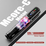 Mast Tattoo Tour 2 Pro Wireless Tattoo Machine Pen 3.5mm Stroke Pink - BVShop