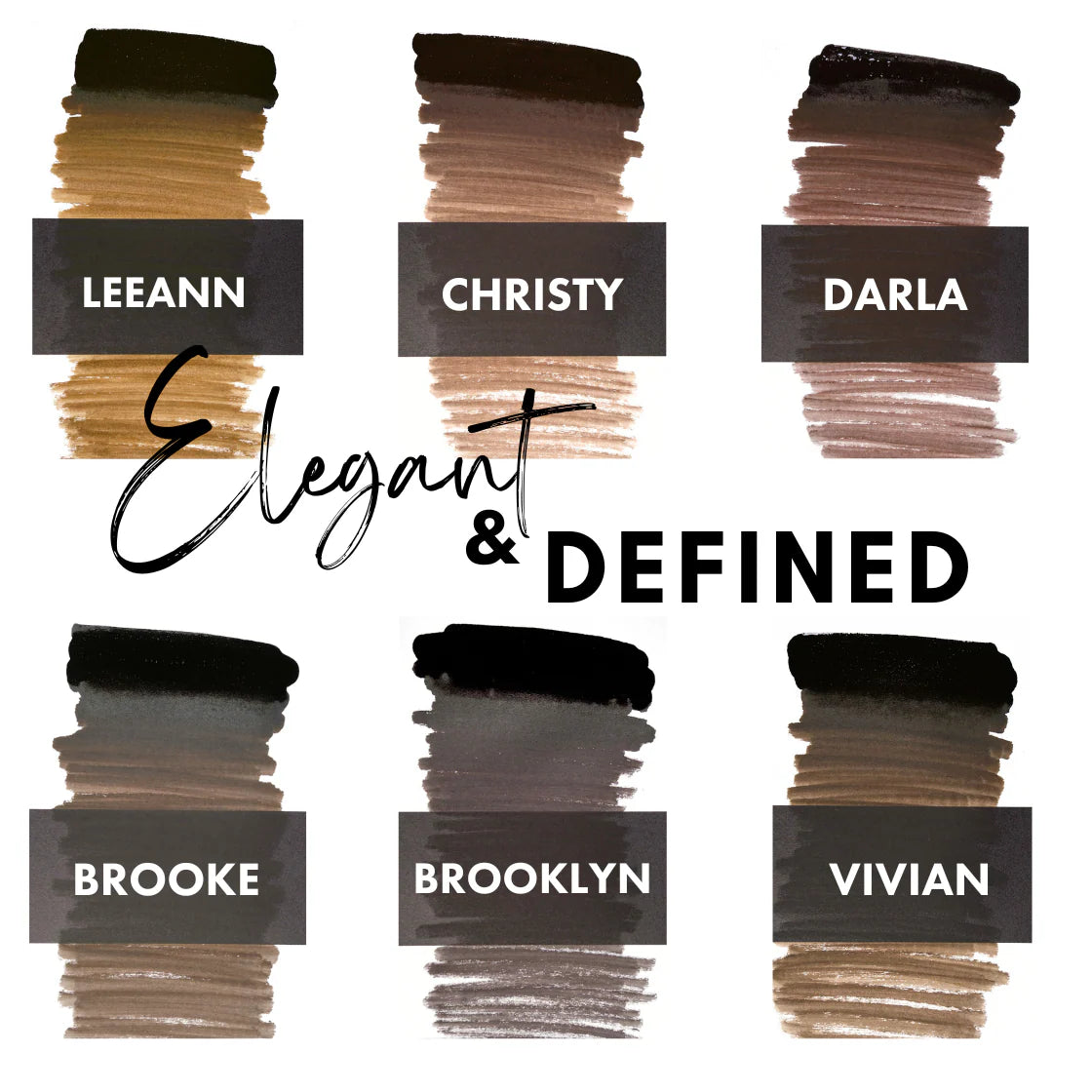 Pro Nouveau Brow Collection by Intenze 6x15ml