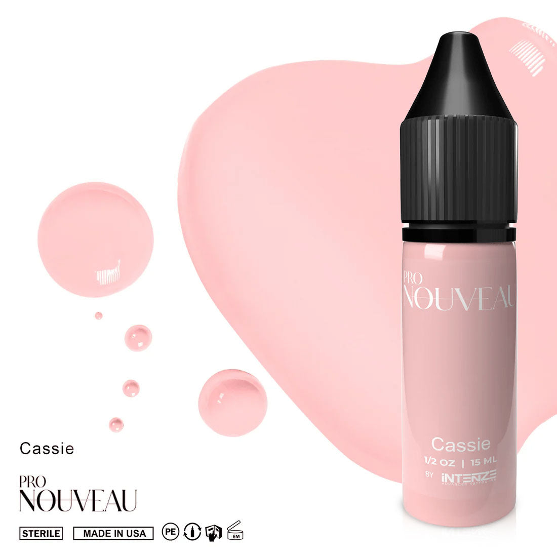 Pro Nouveau Blush Lip Collection by Intenze 6x15ml