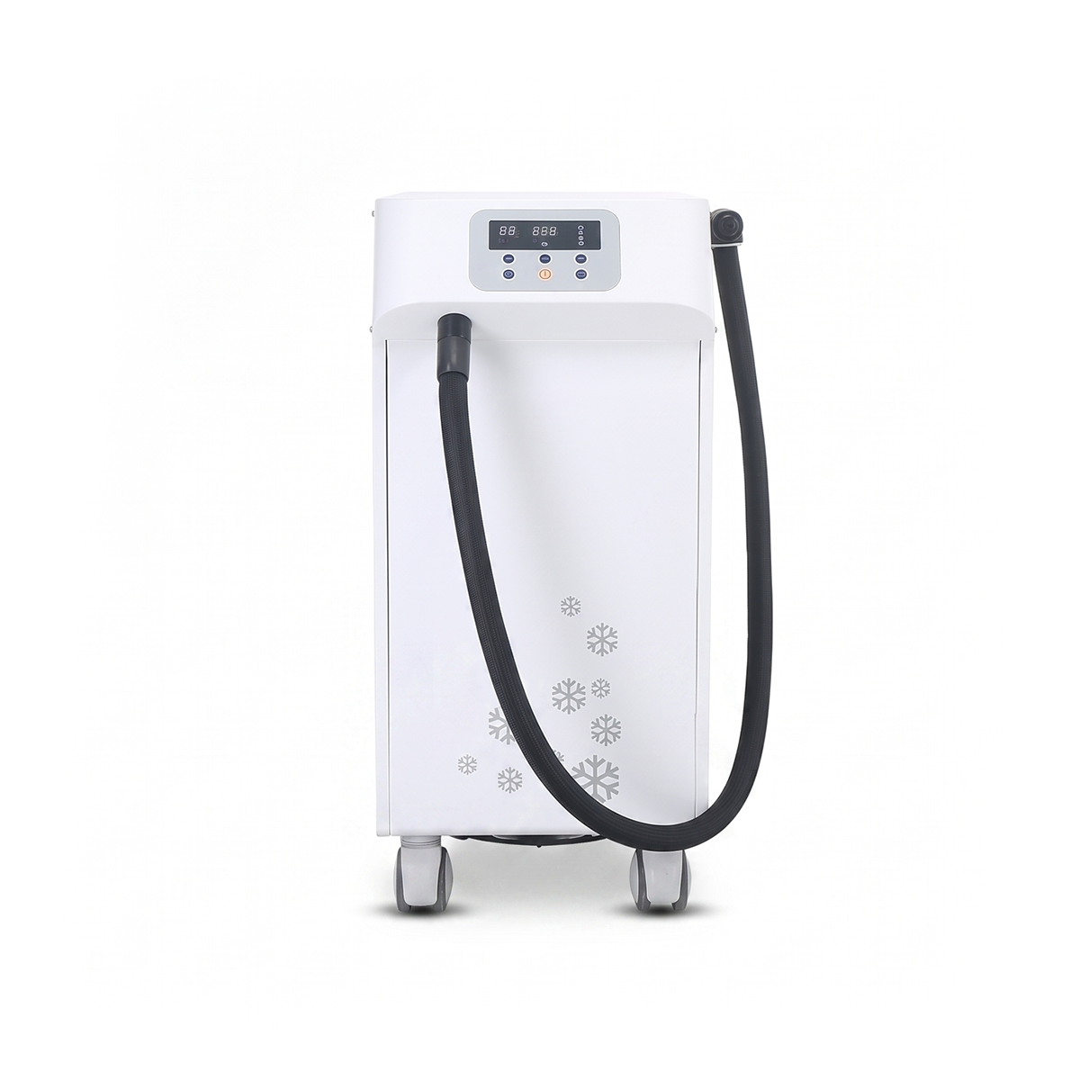 Cooling machine for laser tattoo and PMU pigment removal procedures