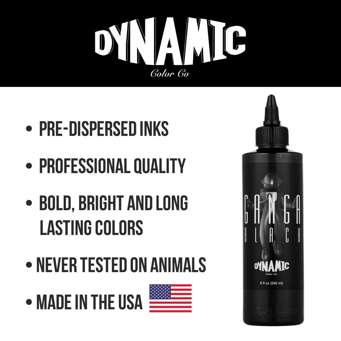 Dynamic Tattoo Ink Ganga Black 240ml