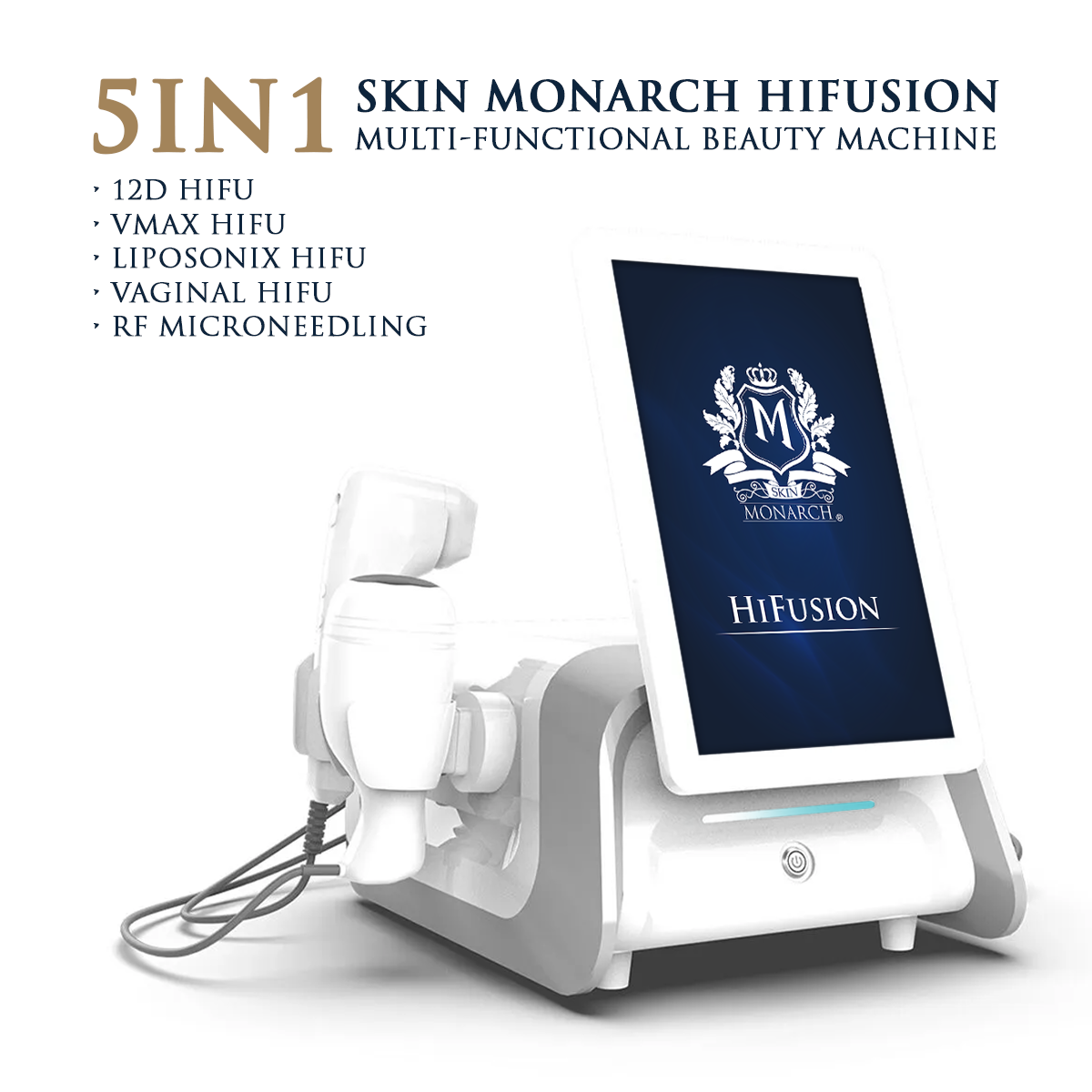 Skin Monarch 5 in 1 Multifunctional HIFU Machine