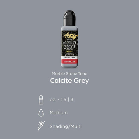 Kuro Sumi Imperial Tattoo Ink Calcite Grey 44ml