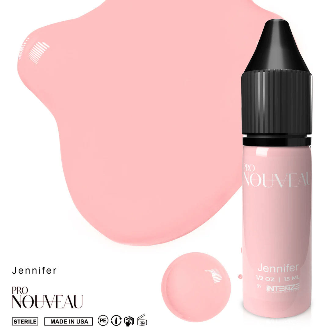 Pro Nouveau Blush Lip Collection by Intenze 6x15ml