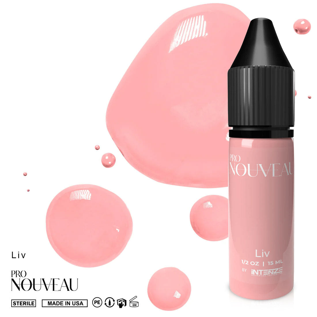 Pro Nouveau Blush Lip Collection by Intenze 6x15ml