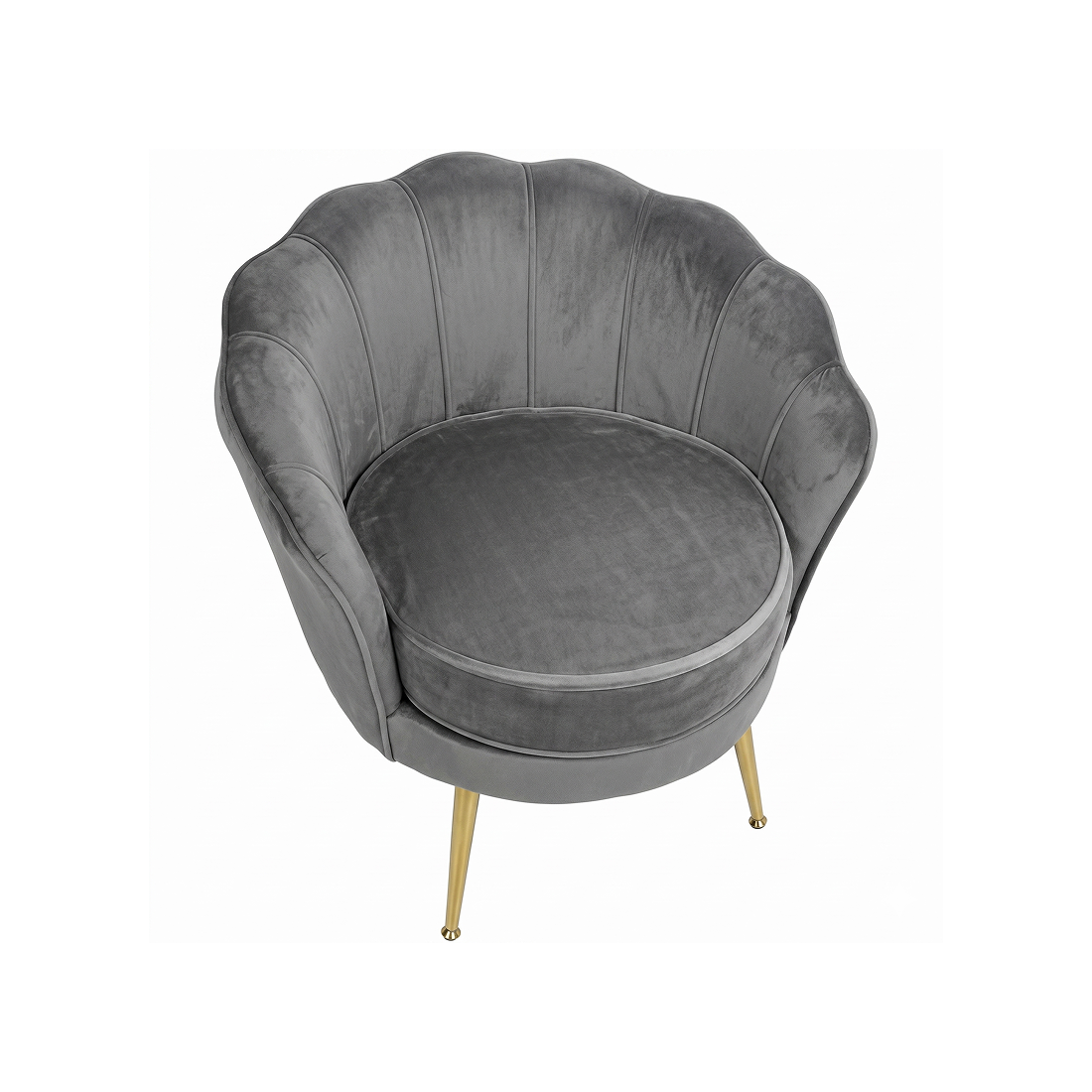 LUGANO BX-LE69 Professional Chair Grey Velvet - BVShop