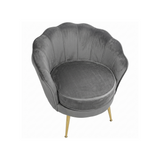 LUGANO BX-LE69 Professional Chair Grey Velvet - BVShop