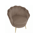 LUGANO BX-LE69 Upholstered Chair Mocha Velvet - BVShop