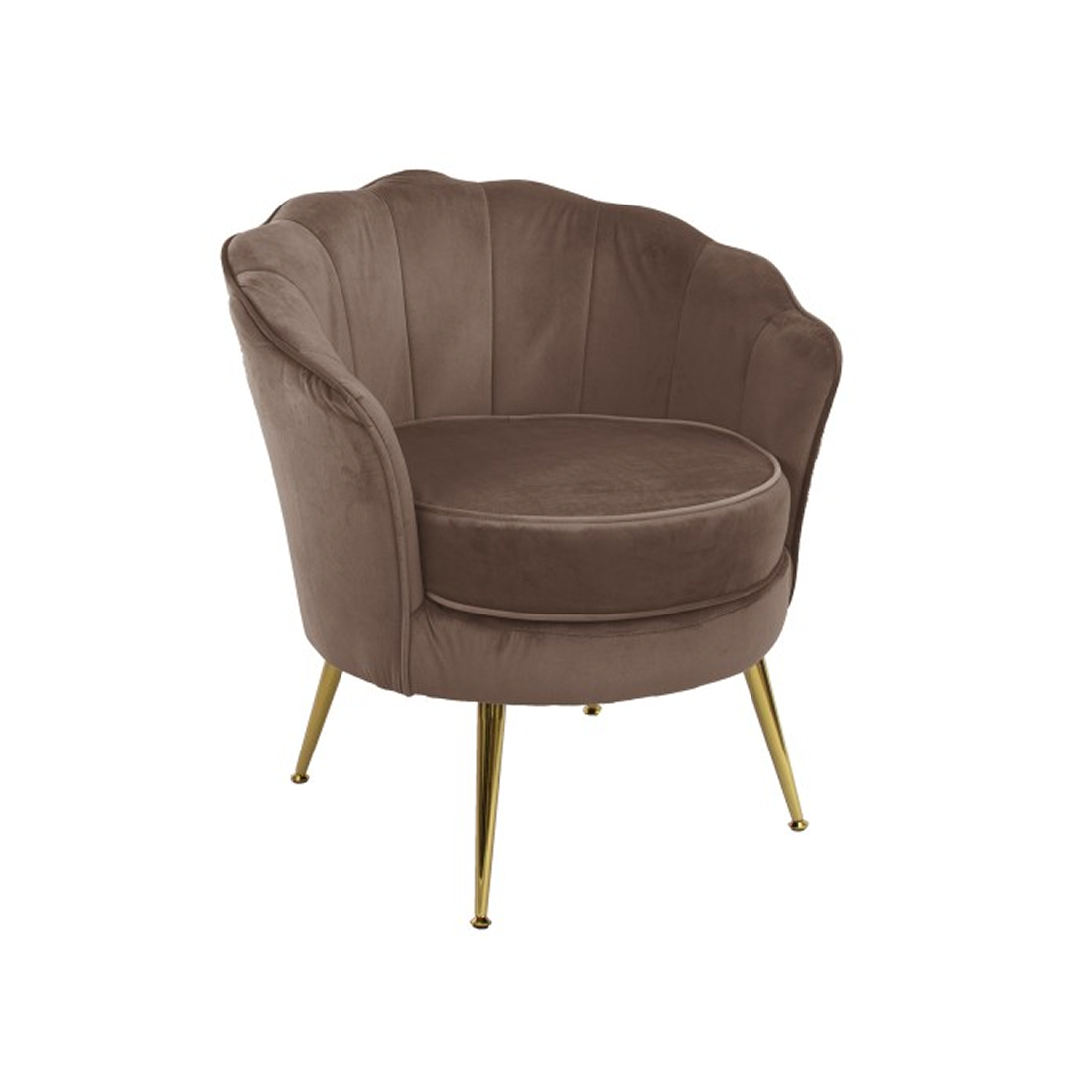 LUGANO BX-LE69 Upholstered Chair Mocha Velvet - BVShop