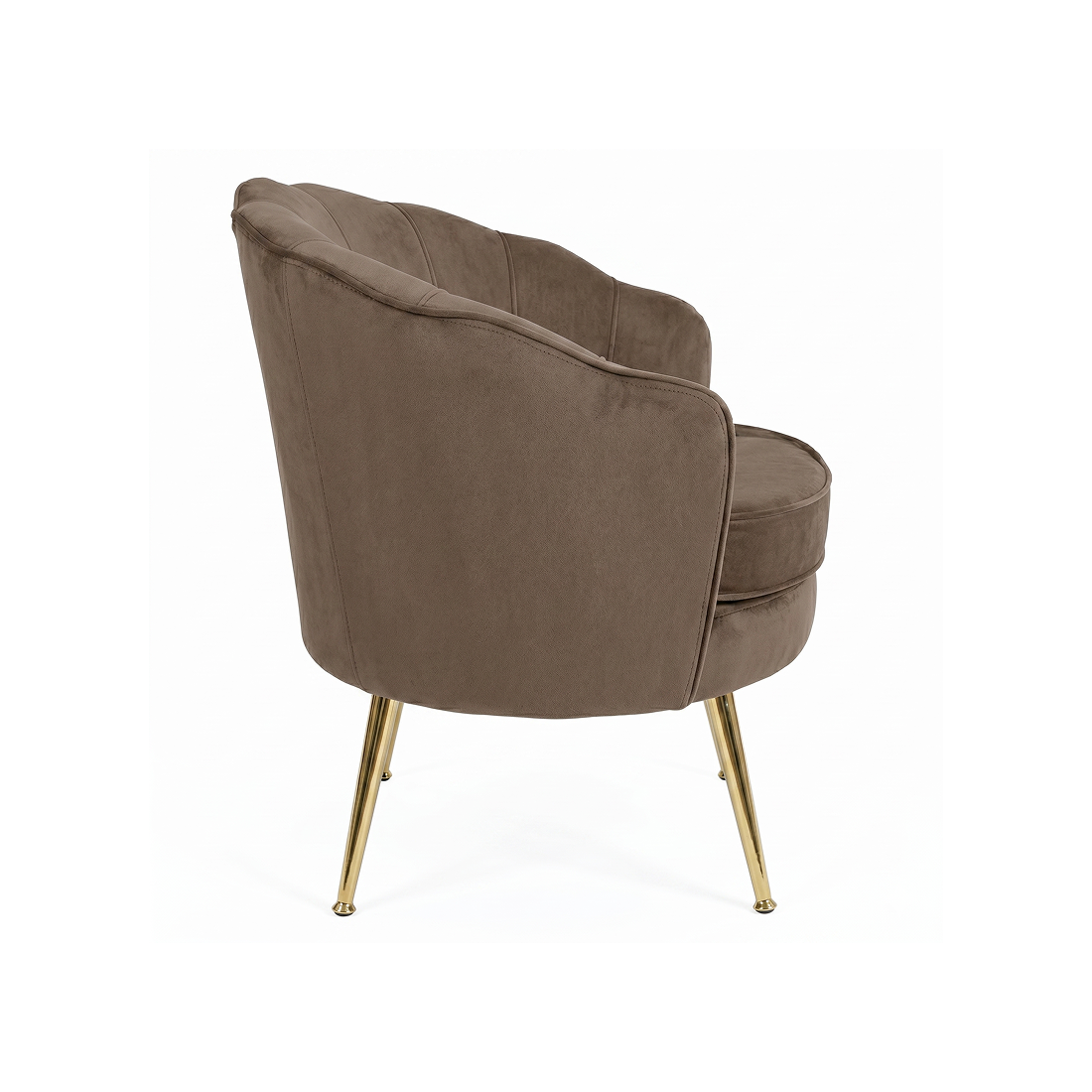 LUGANO BX-LE69 Upholstered Chair Mocha Velvet - BVShop