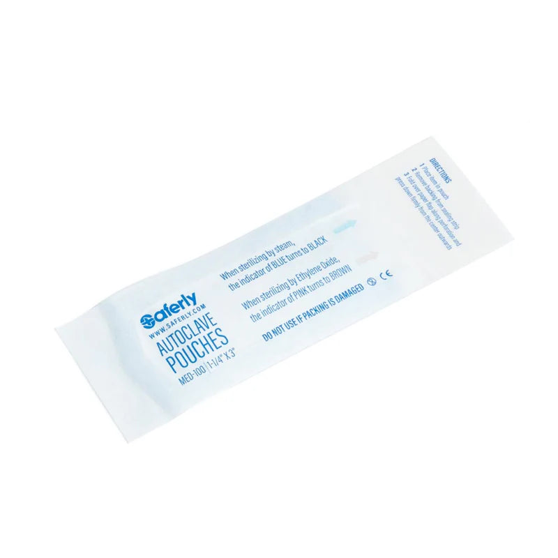 Saferly Self-Sealing Autoclave Sterilization Pouches 200 pcs 90 × 230mm