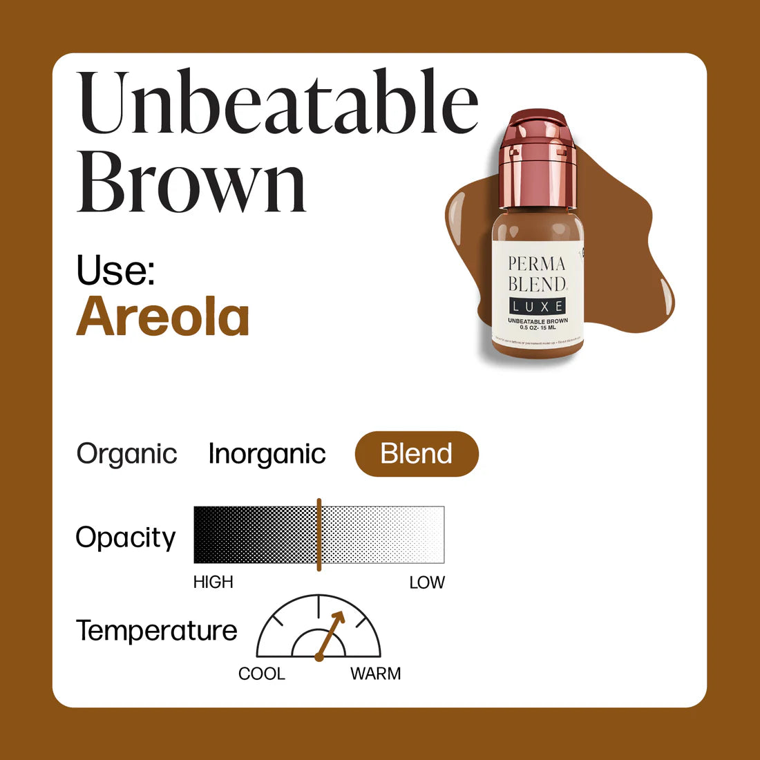 Perma Blend LUXE Unstoppable Areola Unbeatable Brown 15ml