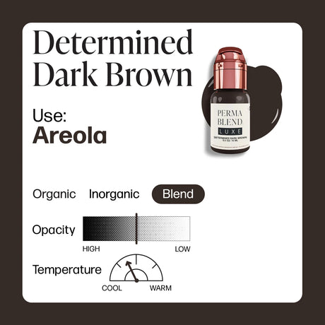 Perma Blend LUXE Unstoppable Areola Determined Dark Brown 15ml