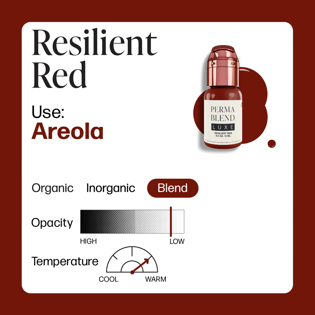 Perma Blend LUXE Unstoppable Areola Resilient Red 15ml