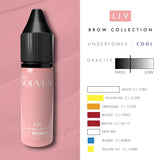 Pro Nouveau Blush Lip Pigments by Intenze Liv 15ml