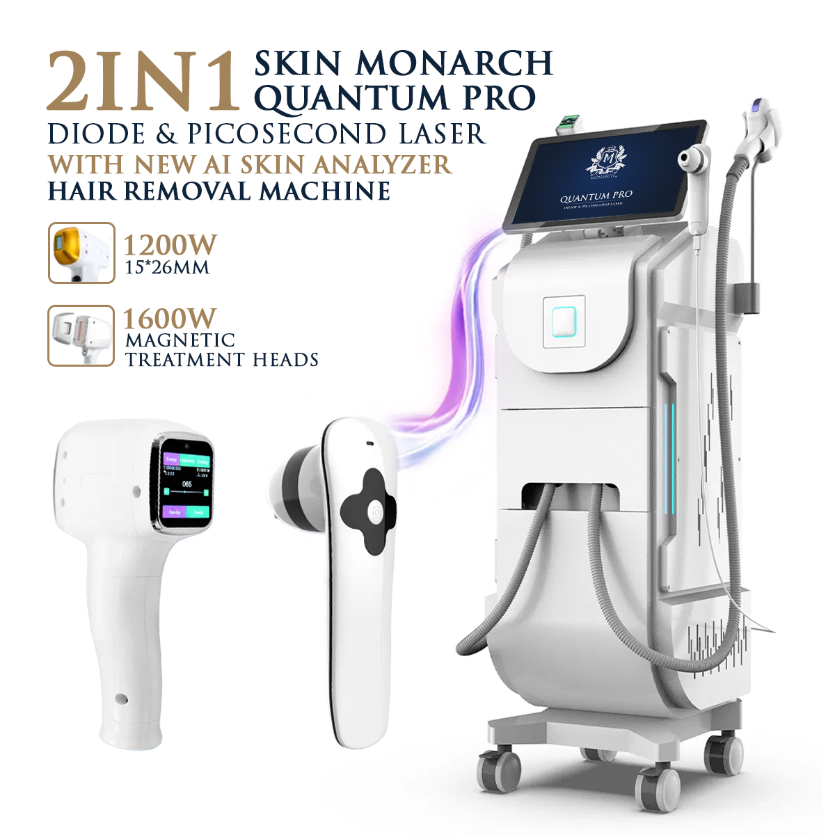 Skin Monarch Qantum Pro Diode & Picosecond Laser