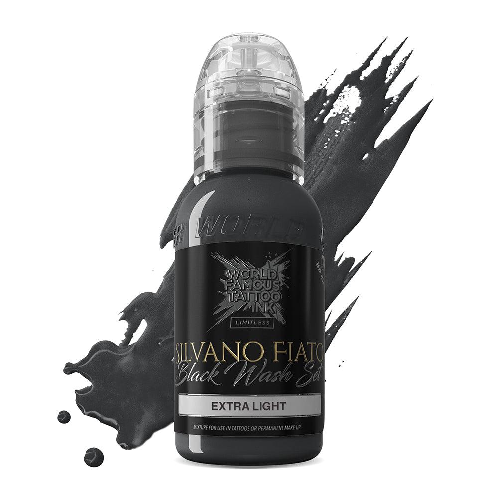 World Famous Limitless Tattoo Ink Silvano Fiato Blackwash Extra Light 30ml