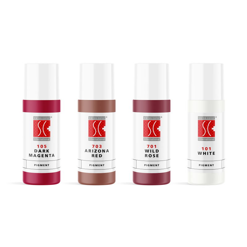 Swiss Color 3D Lip Pigments Set (4x5ml)