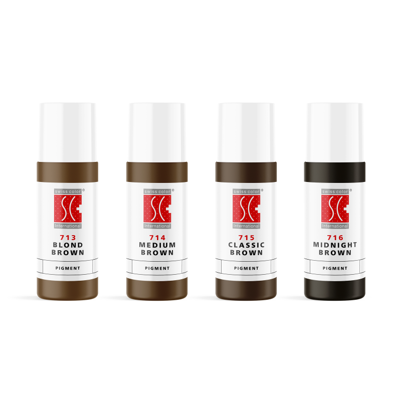 Swiss Color Classic Eyebrow Set (4x5ml)