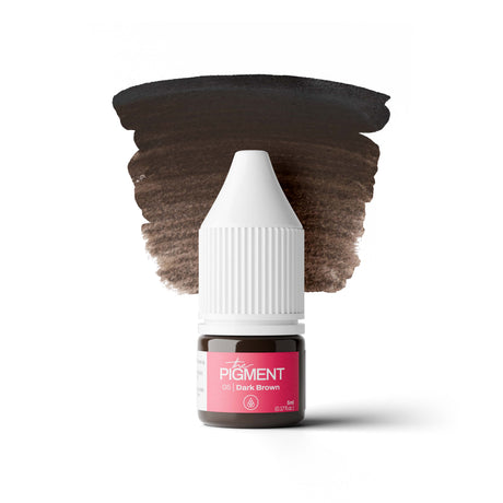 The Pigment 05 Dark Brown 5ml brow PMU pigment bottle for artists