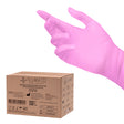 All4med disposable diagnostic nitrile gloves pink S 10x100 pieces - BVShop