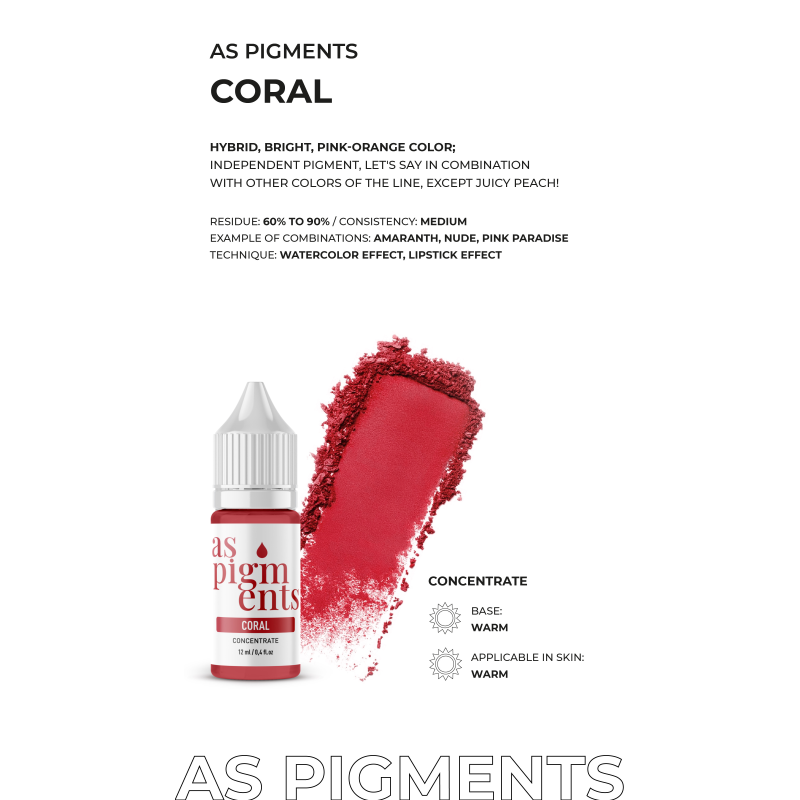 AS COMPANY Concentrate Set (AS Pigments) 6pcs/6ml