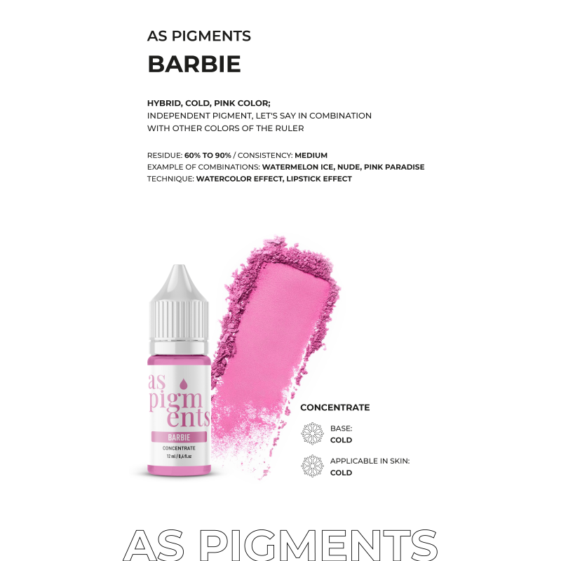 AS COMPANY Concentrate Set (AS Pigments) 6pcs/6ml