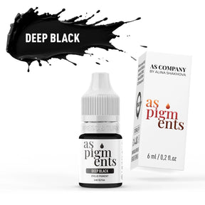 AS COMPANY Deep Black (AS Pigments) 6/12ml - BVShop