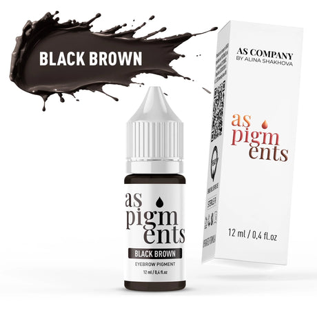 AS COMPANY Black Brown (AS Pigments) 6/12ml